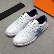 Hermes Quicker Sneakers Men Calfskin In White